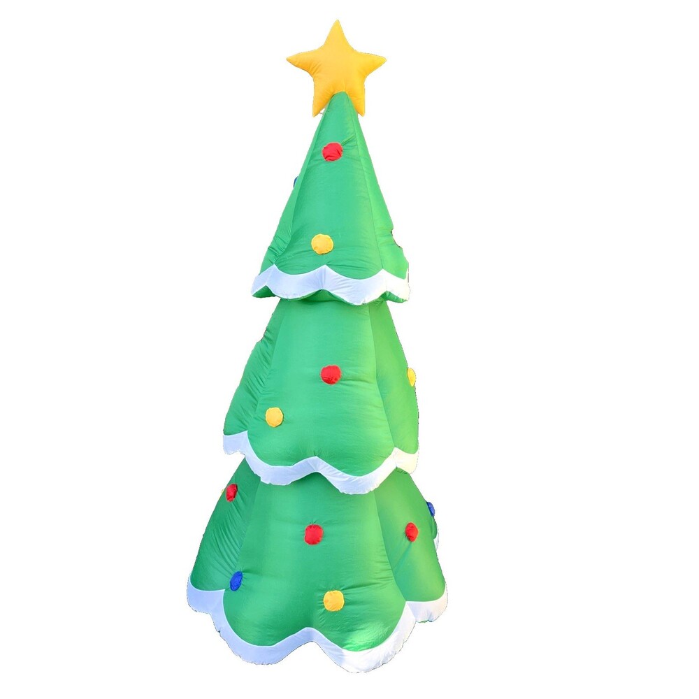 Outdoor Inflatable 10' Christmas Tree Decoration Holiday READ Gemmy Industries